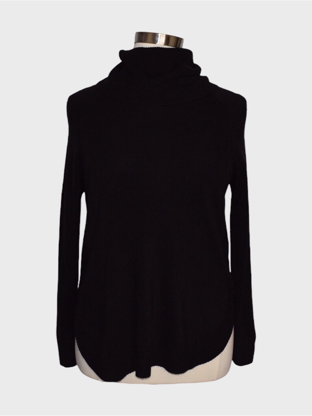 Croft & Barrow Soft Turtleneck Curved Hem Pullover Sweater